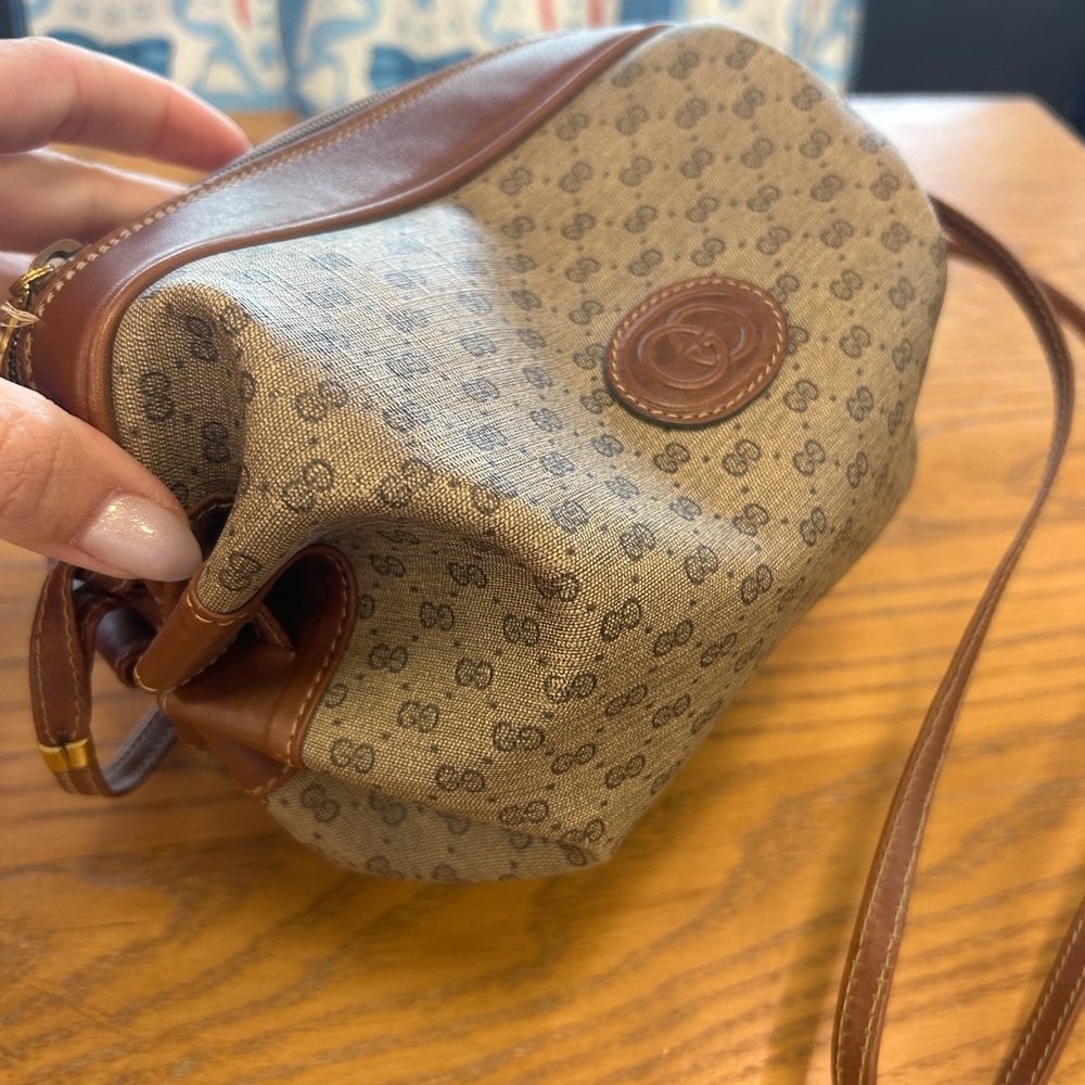 Gucci Brown Crossbody Bag with GG Monogram